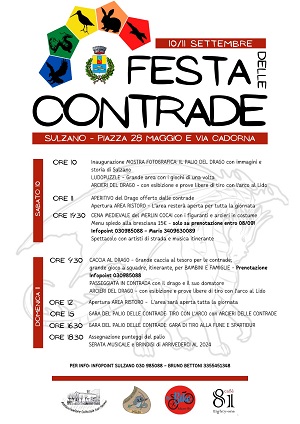 Locandina  Festa delle Contrade