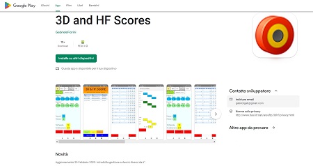 APP 3D & HF Scores